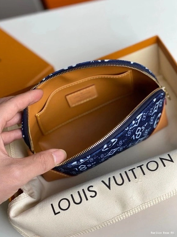 Affordable 1854 PM VUITTON SINCE LOUIS COSMETIC POUCH 0818